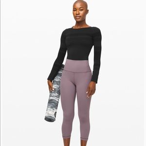 Lululemon Black Thong Bodysuit Sz12 NWT